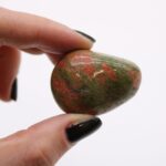 Bag of 6 Large African Tumble Stones - Unakite - immagine 2