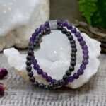 Magnetic Gemstone Bracelet - Amethyst - immagine 6