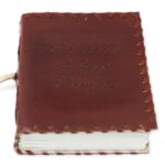 Leather Book of Thoughts with Wrap Notebook (15x10") - immagine 4