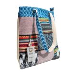 Patchwork Kathmandu Tote Bag - Dhaka Design (37x38cm) - immagine 3