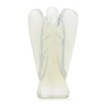 Hand Carved Gemstone Angel - Opalite - immagine 4