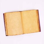 Heafty Red Tan Book - Zinc Hamsa Decor - 200 Deckle Edges Pages - 26x18cm - immagine 3