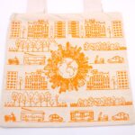 Big Cotton Shopping Bag - 38x42cm - City Life - 10oz - immagine 3