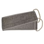Bamboo & Linen Back Strap  - Charcoal