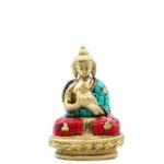 Brass Buddha Figure - Blessing - 7.5cm - immagine 4