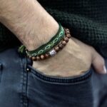 Brown Beads & Buddah Bangle - immagine 4