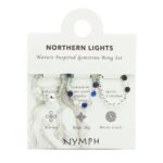 Nymph Spirit Gemstone Ring Set - Northern Lights