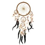 Bali Dreamcatcher - Large Round - Cream/Coffee/Choc - immagine 4