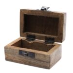 White Washed Wooden Box - Pill Box Slavic Design - immagine 4