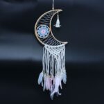 Protection Dream Cather - Macrame Moon Assorted Colours - immagine 6