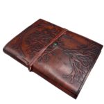 Small Tree of Life Leather Journal – 18x13x2cm - immagine 2