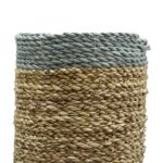 Seagrass & Abu-Abu Raffia Set - 2 Vase & 2 Bins - immagine 7