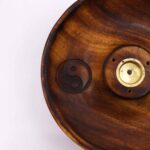 Incense Stick & Cone Burner Disc - Ying & Yang - immagine 3