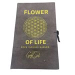 Rope Incense and Silver Plated Holder Set - Flower of Life - immagine 3