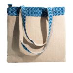 Patchwork Kathmandu Tote Bag - Dhaka Design (37x38cm) - immagine 4