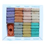 Display Set of 70 Incense Smudge Bricks and Burner - Wild West - immagine 2