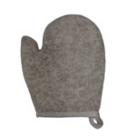 Bamboo & Linen Bath Glove  - Charcoal - immagine 2
