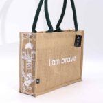 Hop Hare Jute Big Bag - I am Brave - immagine 9