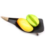 Coconut Leaf Fruit Bowl Set - Chocolate - immagine 4