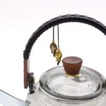 Glass Infuser Teapot - With Steamer System Charcoal  - 1000ml - immagine 3