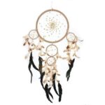 Bali Dreamcatcher - Large Round - Cream/Coffee/Choc - immagine 2