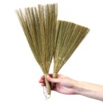 Set 4 - Pampas Fan Broom - Natural mixed sizes - immagine 7