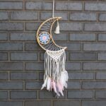 Protection Dream Cather - Macrame Moon Assorted Colours