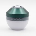 Green Camping Hanging Light and Mini Speaker