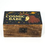 Medium Enamelled Box  - Cosmic Babe - immagine 4
