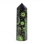 Black Obsidian Points (approx 60-70 gm 9cm) - Mystic Story - Forest Green - immagine 3