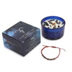 Zodiac Crystal Candle with Gemstone Bracelet - Aries - immagine 2