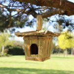 Small Square Seagrass Bird Box 18x13cm - immagine 2