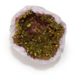 Coloured Calsite Geodes - Natural Rock - Pink & Gold - immagine 3