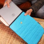 13 inch Laptop Padded Pouch - Crazy Yellow - 14oz Stonewash - immagine 14