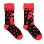 Hop Hare Bamboo Socks (36-40) - Red Dragons - immagine 3