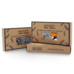 Lavender Natural Cotton and Juco Eye Pillow in Gift Box - Night Leopard - immagine 6