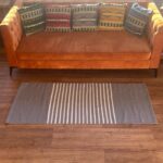 Indian Cotton Rug - 70x170cm - Grey - immagine 2