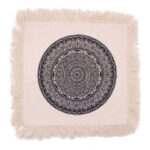Traditional Mandala  Cushion - 45x45cm - black - immagine 2