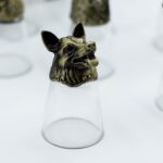 Gift Set of 12 Bottom Up Shot Glasses (25ml) - Forest & Mystical Creatures - Antique Bronze - immagine 17