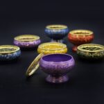 Chakra Tall Charcoal Incense Jar - Throat - immagine 3