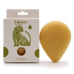 Teardrop Konjac Sponge - Turmeric - Anti-wrinkle - immagine 2