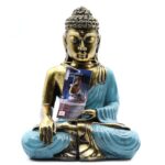 Teal & Gold Buddha - Large - immagine 2