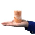 Set of 2 Himalayan Salt Shot Glasses & Wood Serving Stand - immagine 8