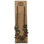 Longstone Gem Necklace - Moss Agate - immagine 3