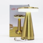 Touch Lamp - Tall Stem Copper - USB (C) - Rechargable  (400 Watt) - immagine 3