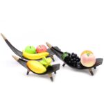 Coconut Leaf Fruit Bowl Set - Chocolate - immagine 6