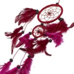 Bali Dreamcatcher - Medium Round - Black/White/Red - immagine 5