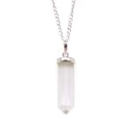 Gemstone Classic Point Pendant - Rock Quartz - immagine 2