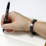 Magnetic Gemstone Bracelet - Dalmation Jasper - immagine 6