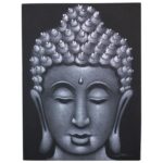 Buddah Painting - Grey Sand Finish